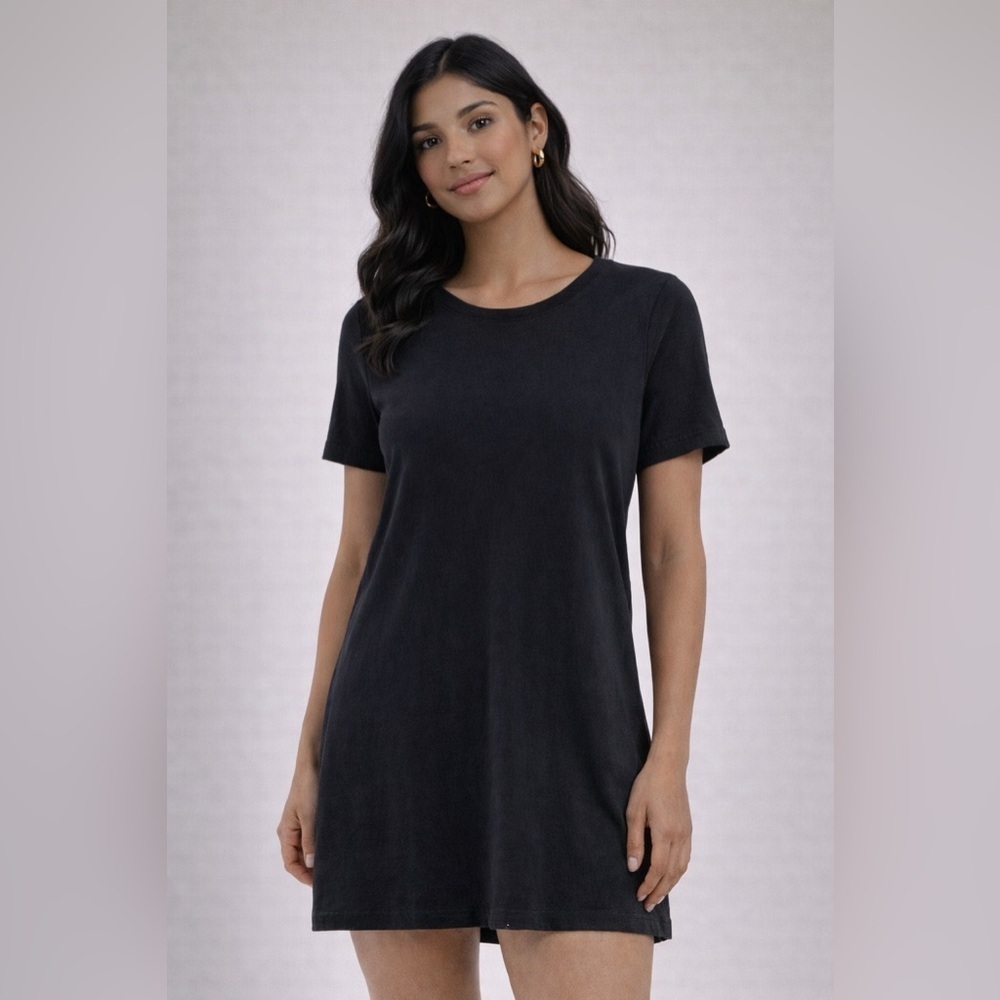 SHEIN Black T-Shirt Dress – Est. Medium